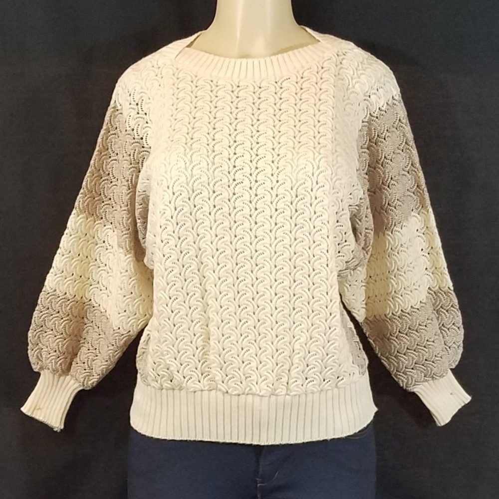 Ornate Raglan Sleeve Sweater